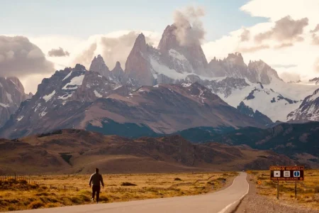 El monte Fitz Roy, en El Chaltén, en la Patagonia argentina