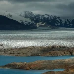 punto di vista sul ghiacciaio di upsala