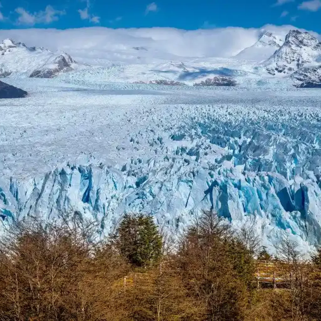 De immensiteit van de Perito Moreno gletsjer