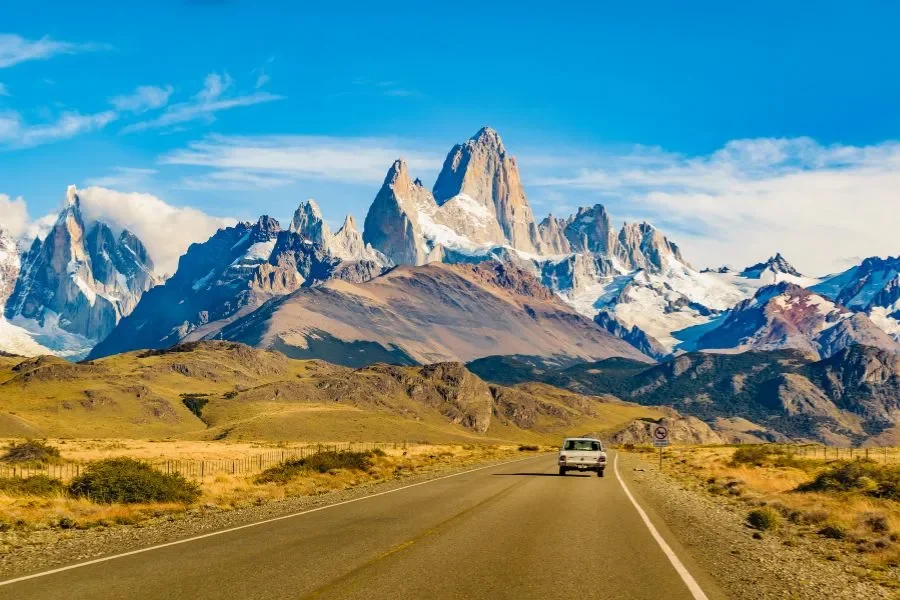 The beautiful roads of El Chalten