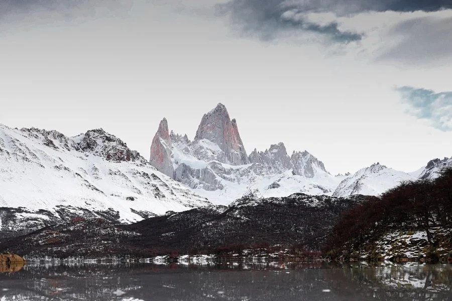 una bellissima vista sulla laguna di El Chaltén