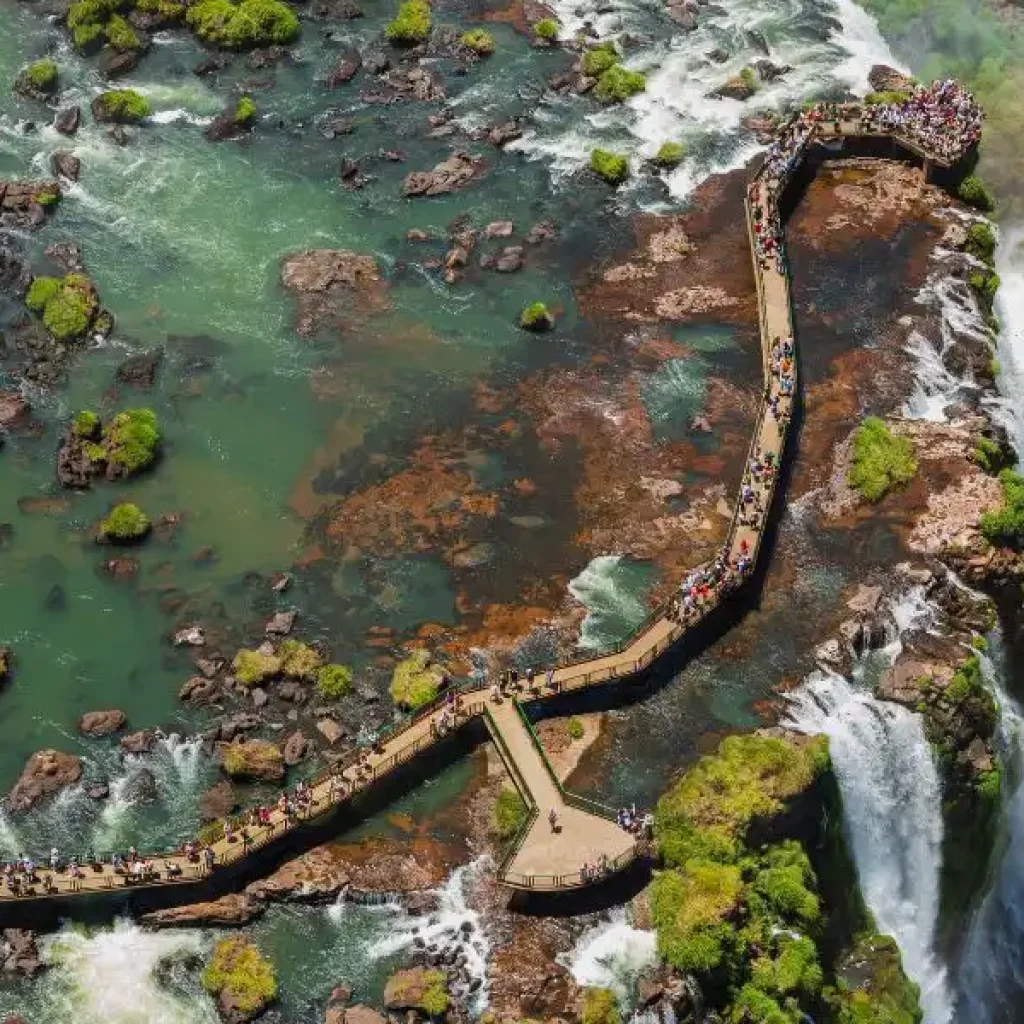 Las impresionantes vistas de las cataratas del Iguazú