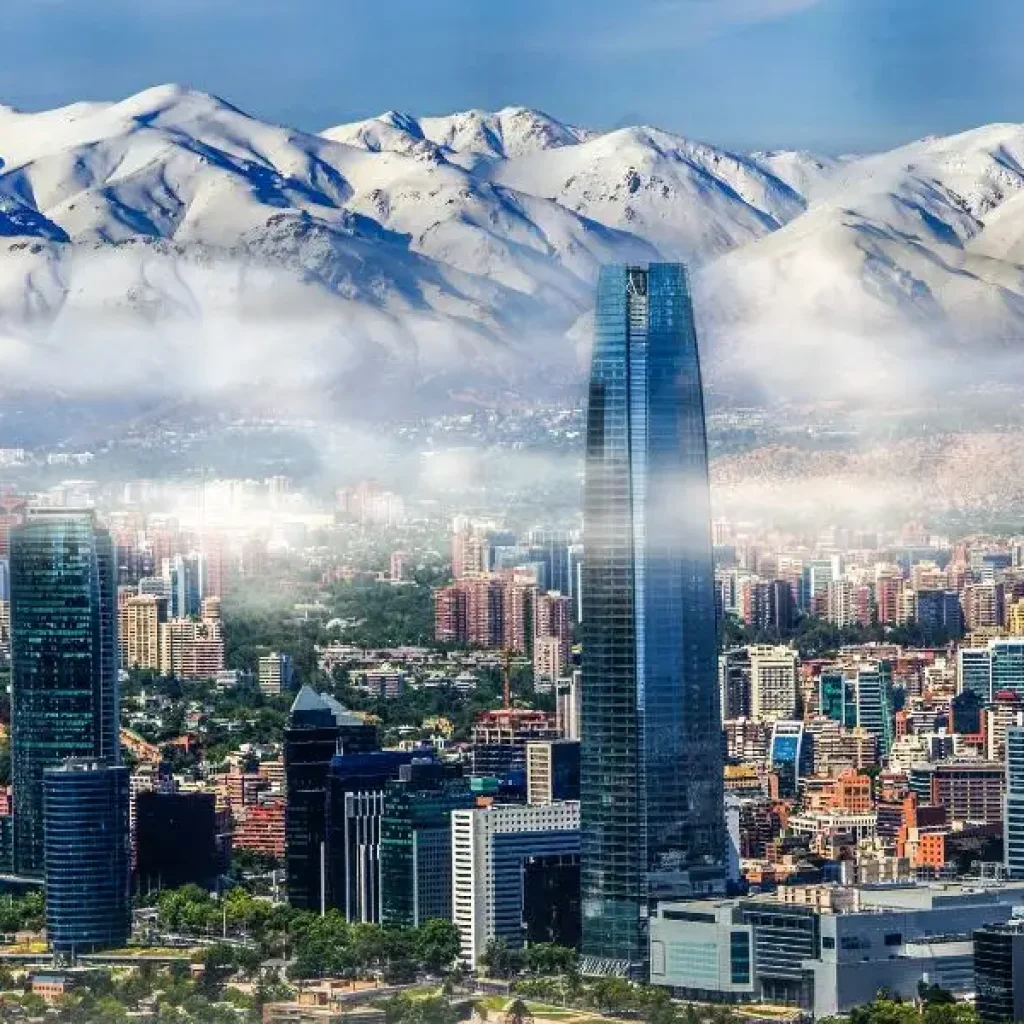 La hermosa ciudad de Santiago de Chile