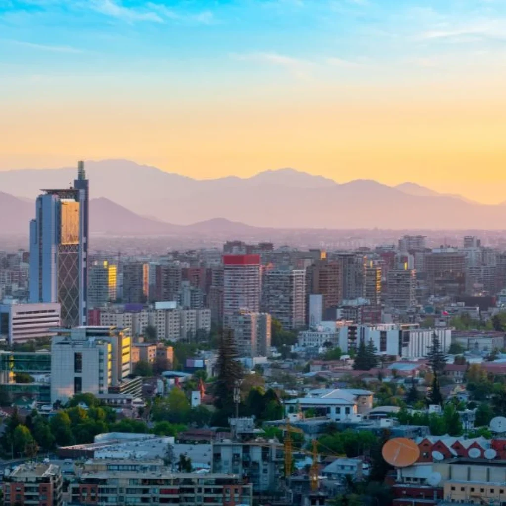 La hermosa ciudad de Santiago de Chile