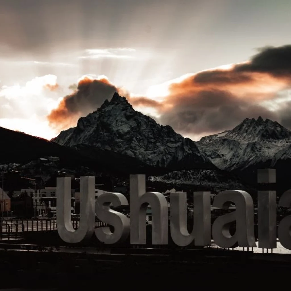 Eine schöne Aussicht auf Ushuaia