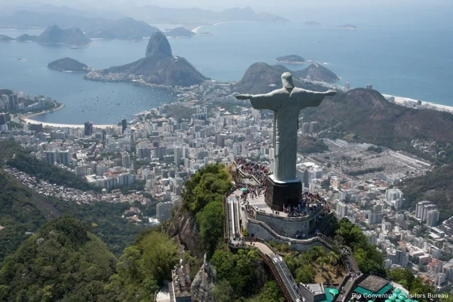 The beautiful views of Rio de Janeiro