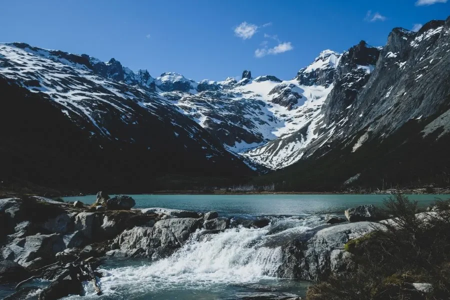 Une belle vue d'Ushuaia