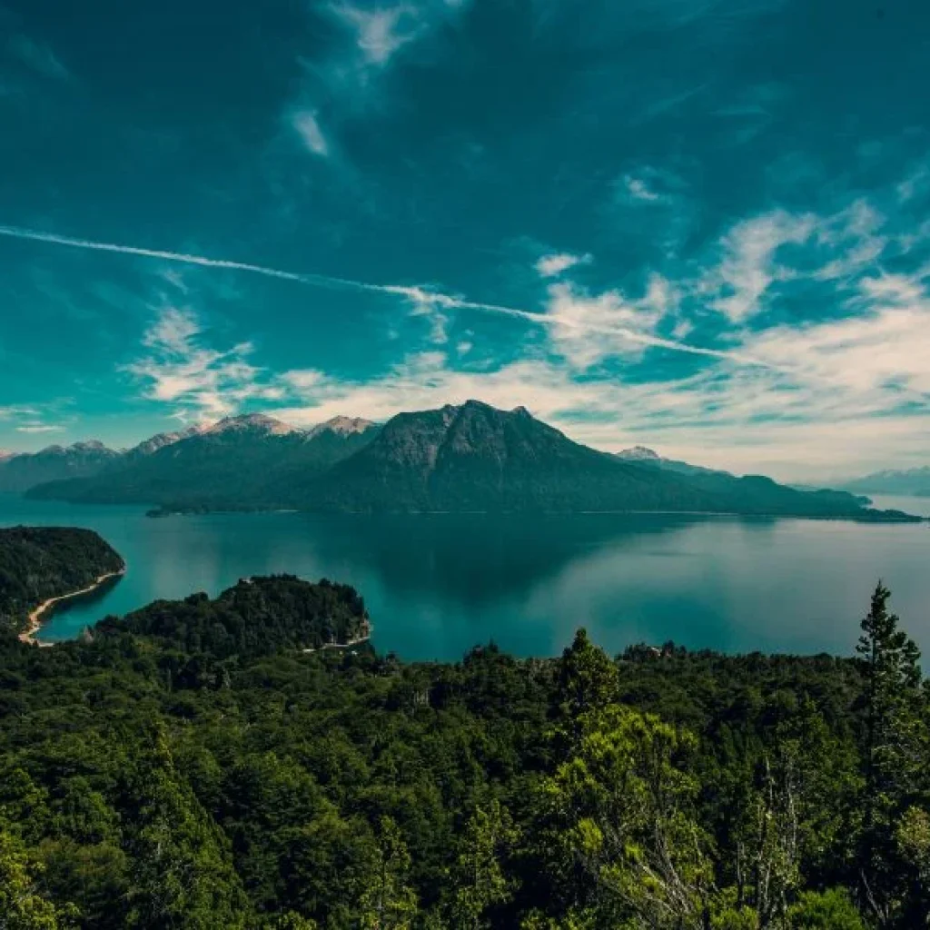 Una vista dell'incredibile paesaggio di Bariloche.