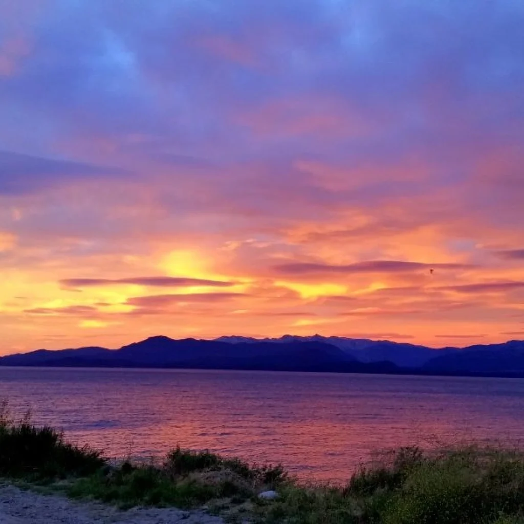 Magnifiques couchers de soleil à Ushuaia