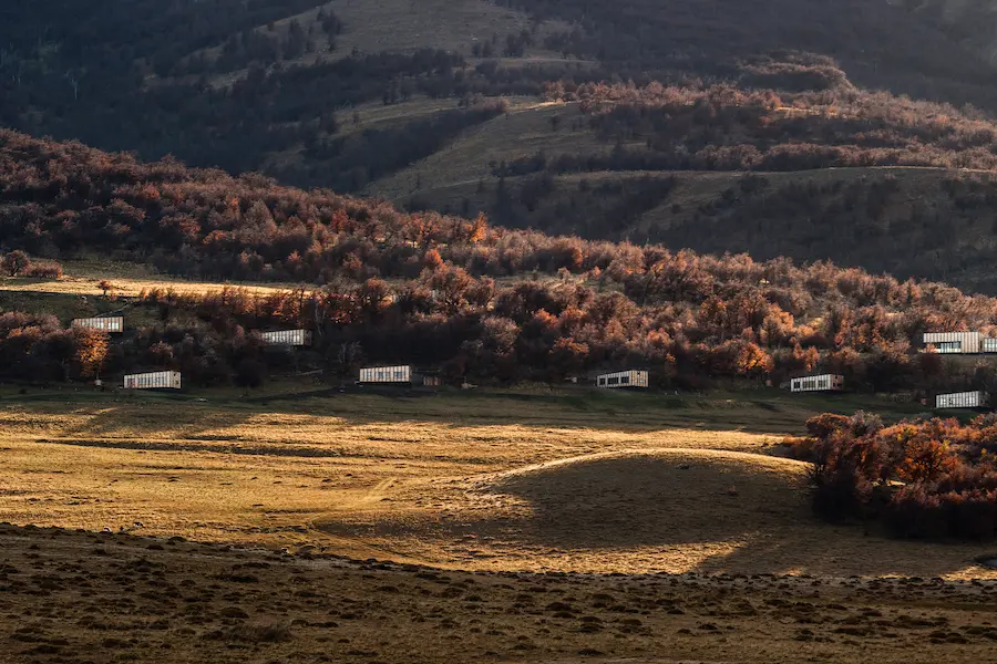 Awasi Patagonia’s lodges blend seamlessly into the landscape.