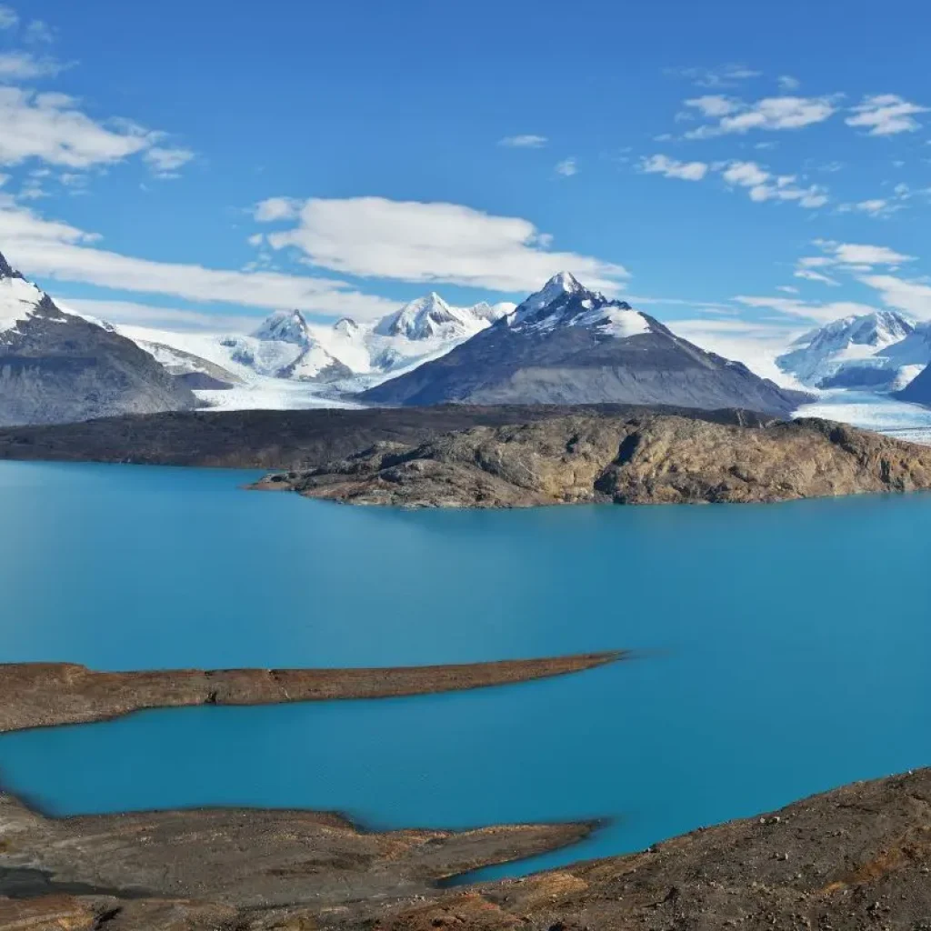 Stunning views of the crystal-clear ice of Upsala Glacier, a true testament to nature's awe-inspiring power.