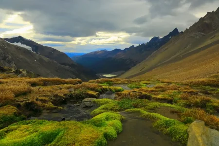 Col John Gardner, région sauvage de Torres Del Paine, Patagonie, Amérique du Sud