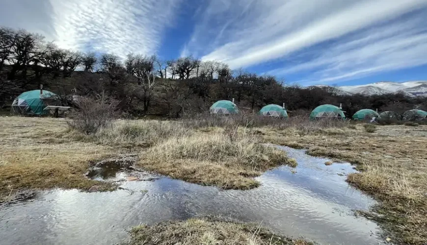 Panoramic views from Ecodome: a unique retreat.