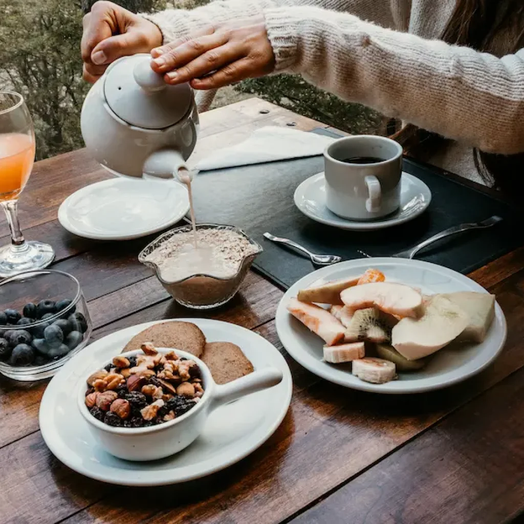 Un té recién hecho, el toque perfecto de relajación.