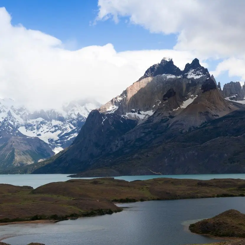 The dramatic peaks of Torres del Paine National Park, Chilean Patagonia.